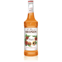 Monin Peach Syrup - 750 Millilitre